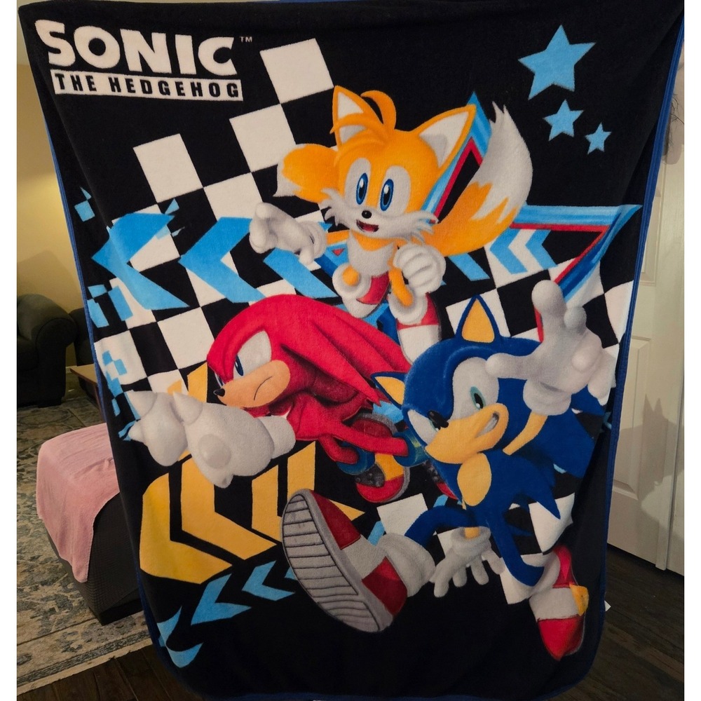 Sonic The Hedgehog Throw Blanket